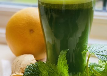 NETTLE JUICE for breakfast today…